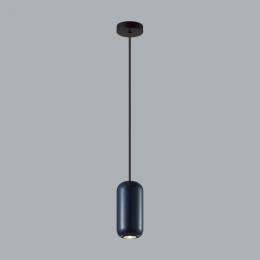 Odeon light 5060/1C PENDANT ODL24 313 темн.синий/черный/металл Подвес GU10 LED 4W COCOON  - 4 купить